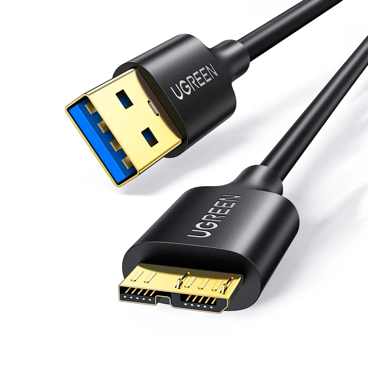 CABLE USB 3.0 A MICRO USB B 0.5M UGREEN 10840 5GBPS NEGRO - 1