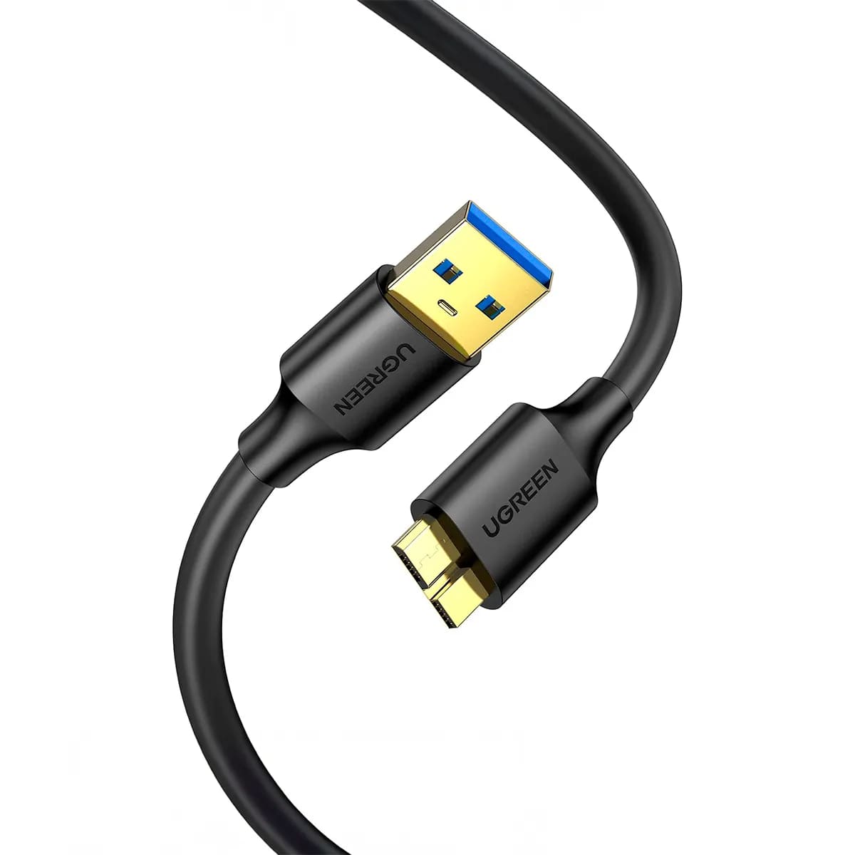CABLE USB 3.0 A MICRO USB B 0.5M UGREEN 10840 5GBPS NEGRO - 2