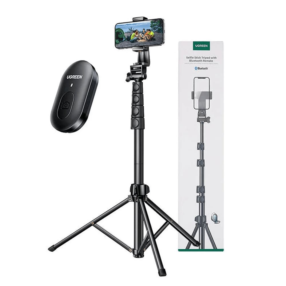 TRIPODE SELFIE STICK UGREEN SOPORTE 2 EN 1 LP680 CONTROL BLUETOOTH 1.8MTS - 1