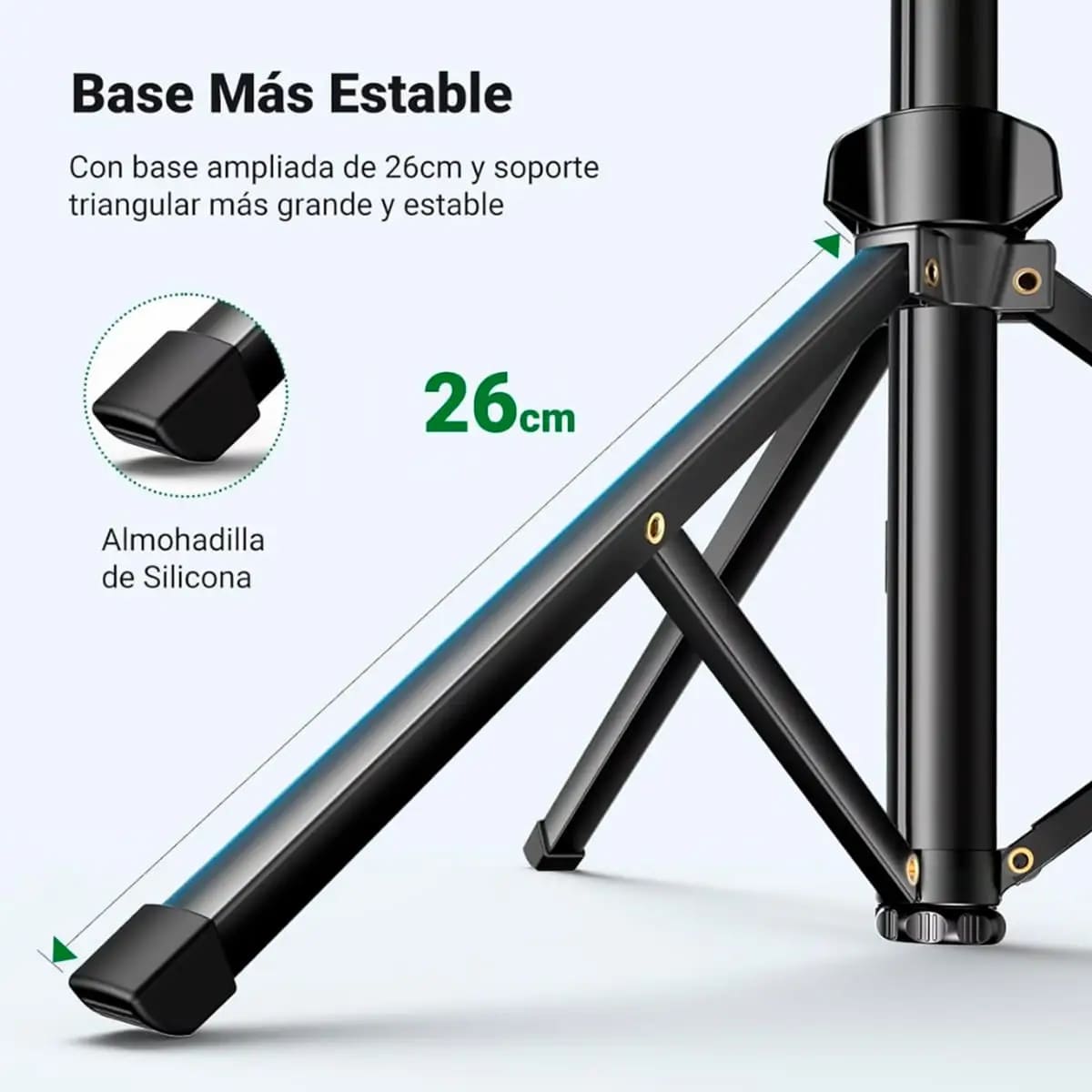TRIPODE SELFIE STICK UGREEN SOPORTE 2 EN 1 LP680 CONTROL BLUETOOTH 1.8MTS - 6
