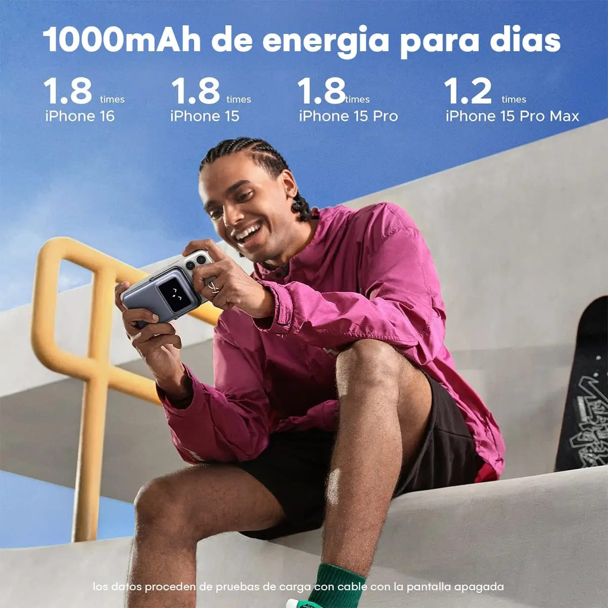 POWER BANK UGREEN PB572 10000MAH 20W MAGNETICO PANTALLA DIGITAL GRIS - 7