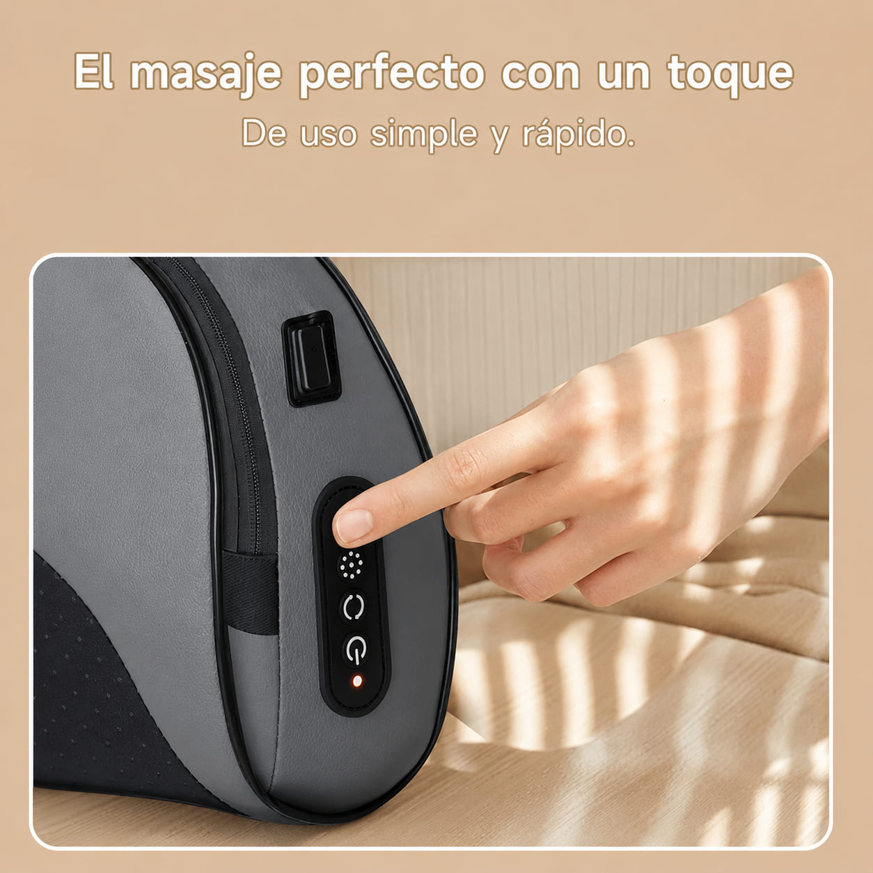 ALMOHADA MASAJEADORA BOMIDI MP1 PRO 3D INALAMBRICA RECARGABLE CUELLO ESPALDA - 3