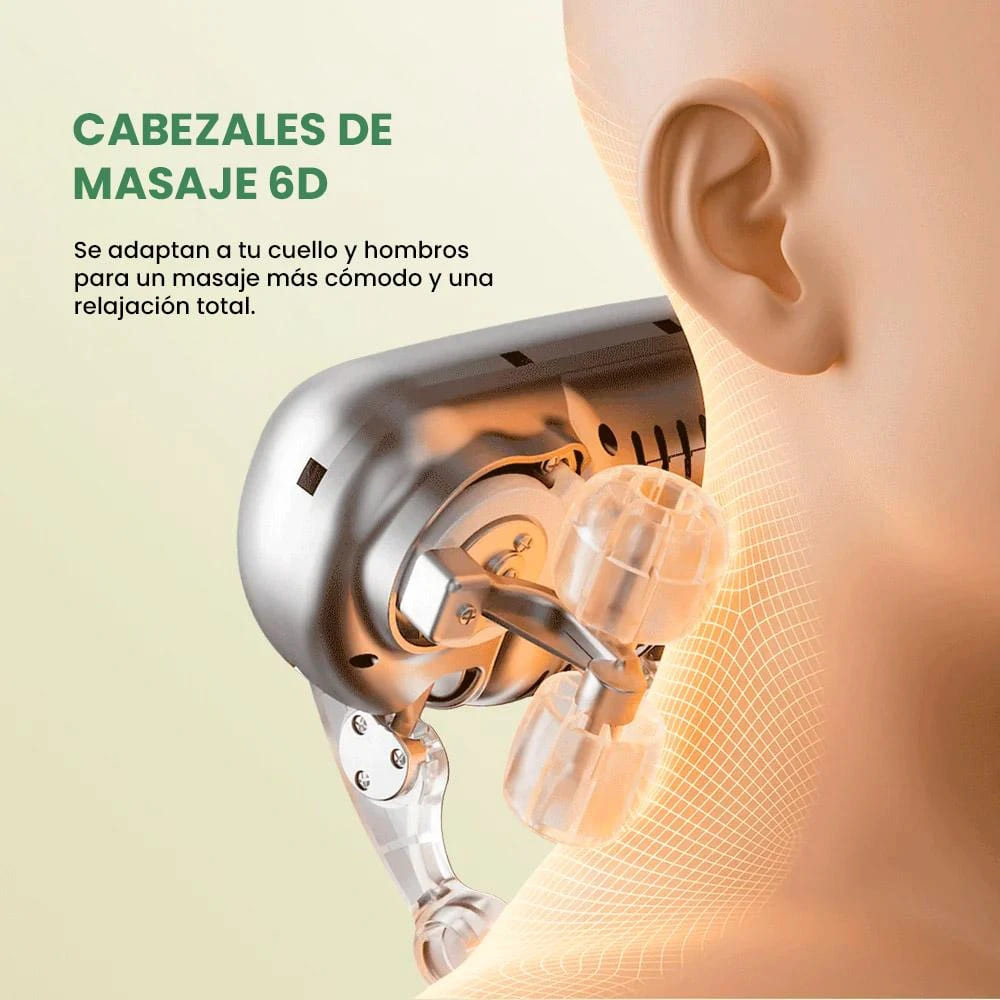 MASAJEADOR DE CUELLO Y HOMBROS BOMIDI MP2 LITE CON COMPRESA DE CALOR - 3