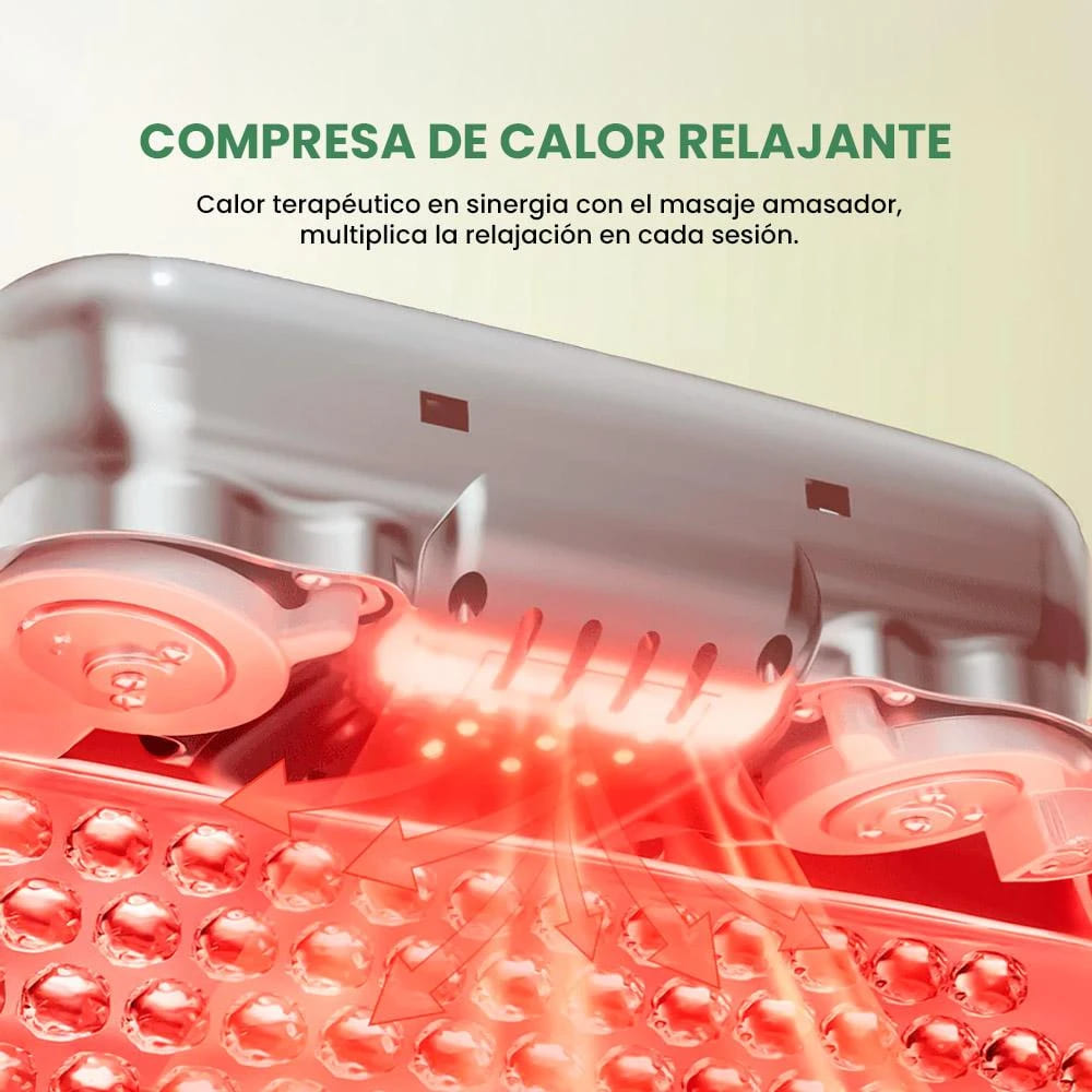 MASAJEADOR DE CUELLO Y HOMBROS BOMIDI MP2 LITE CON COMPRESA DE CALOR - 6