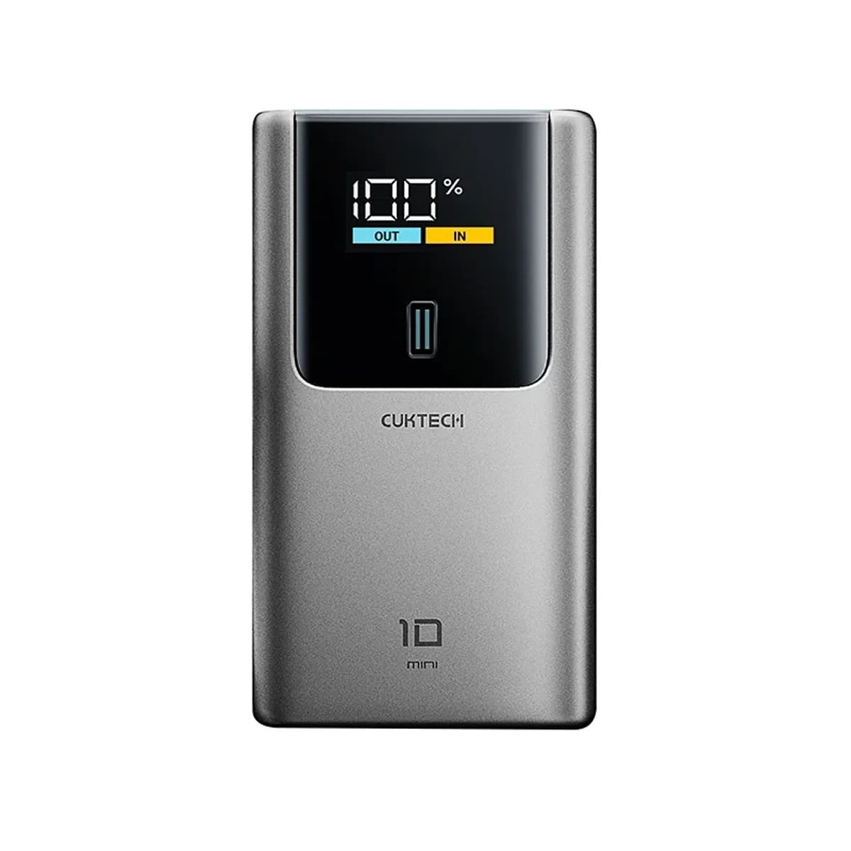 POWER BANK TIPO C CUKTECH 10 MINI 55W 10000 MAH PANTALLA GRIS - 2