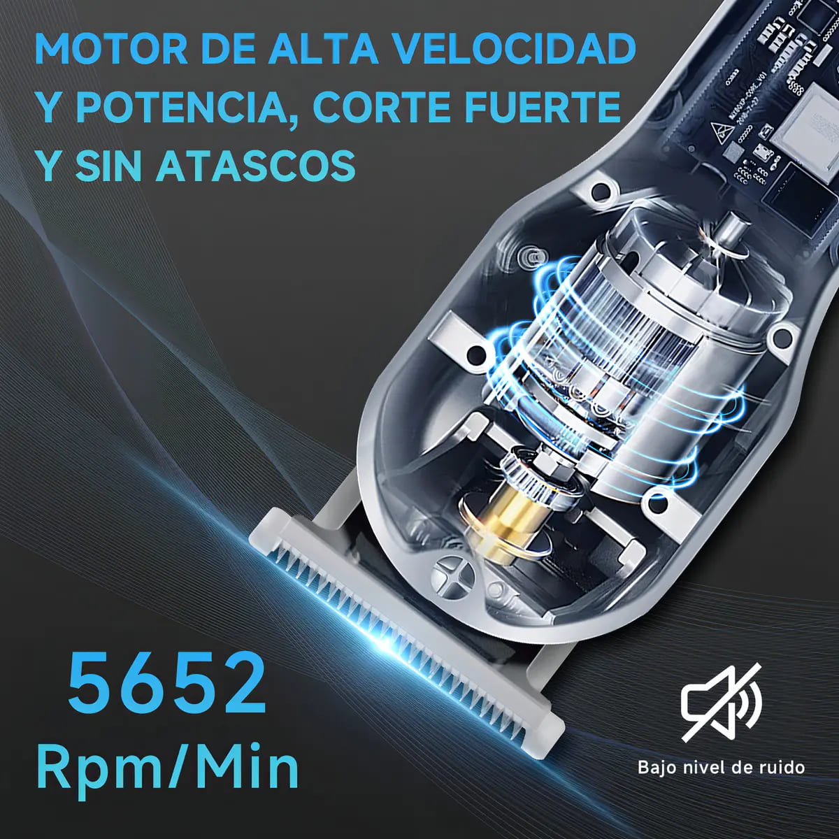 CORTADORA DE CABELLO 3 EN 1 BOMIDI L2 RECARGABLE 4 NIVELES - 2