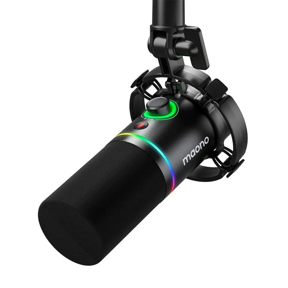 MICROFONO MAONO PD200XS CONDENSADOR AUX/USB DINÁMICO STUDIO PODCAST STREAMING - 2