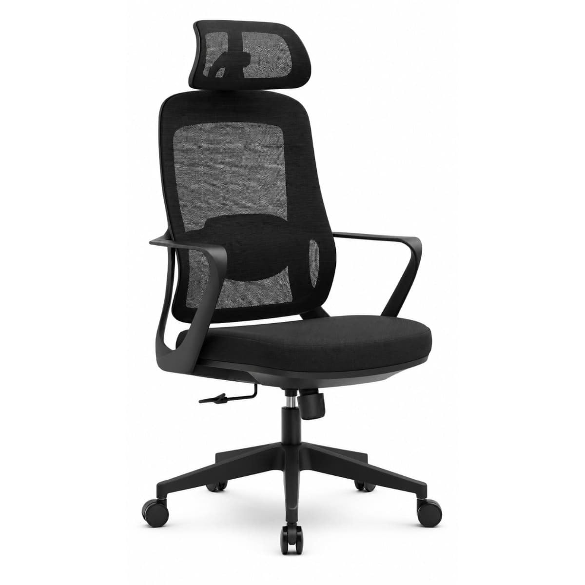 SILLA OFICINA HAVEN M7C ERGONOMICA MESH LUMBAR AJUSTABLE NEGRO - 1