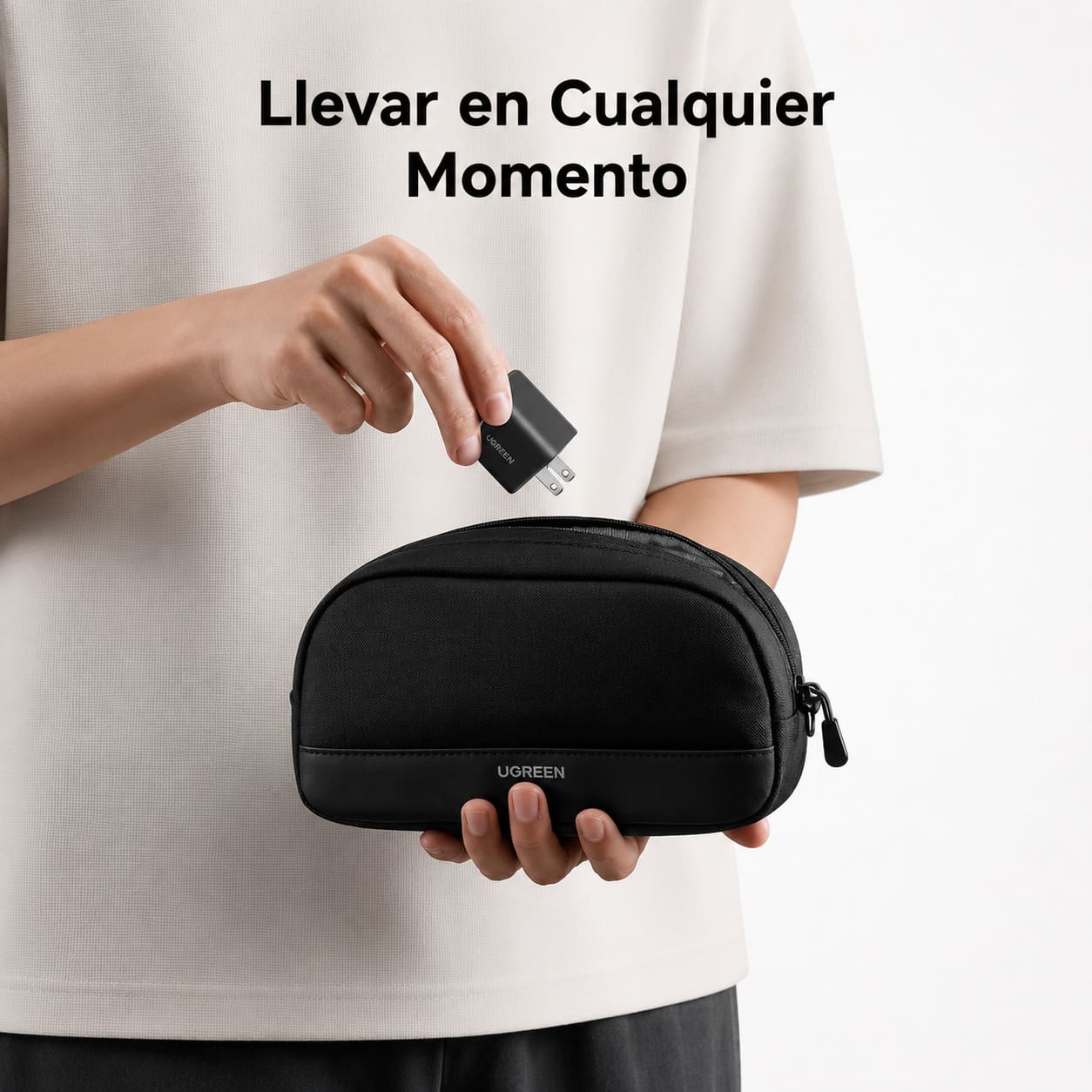 CARGADOR UGREEN X513 30W USB-C GAN CARGA RAPIDA PD NEGRO - 4