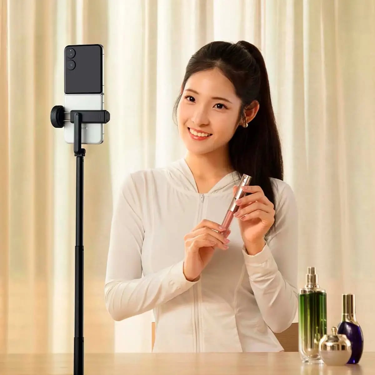 PALO SELFIE TRIPODE XIAOMI ZOOM FLOOR STANDING SELFIE STICK CON CONTROL REMOTO - 4