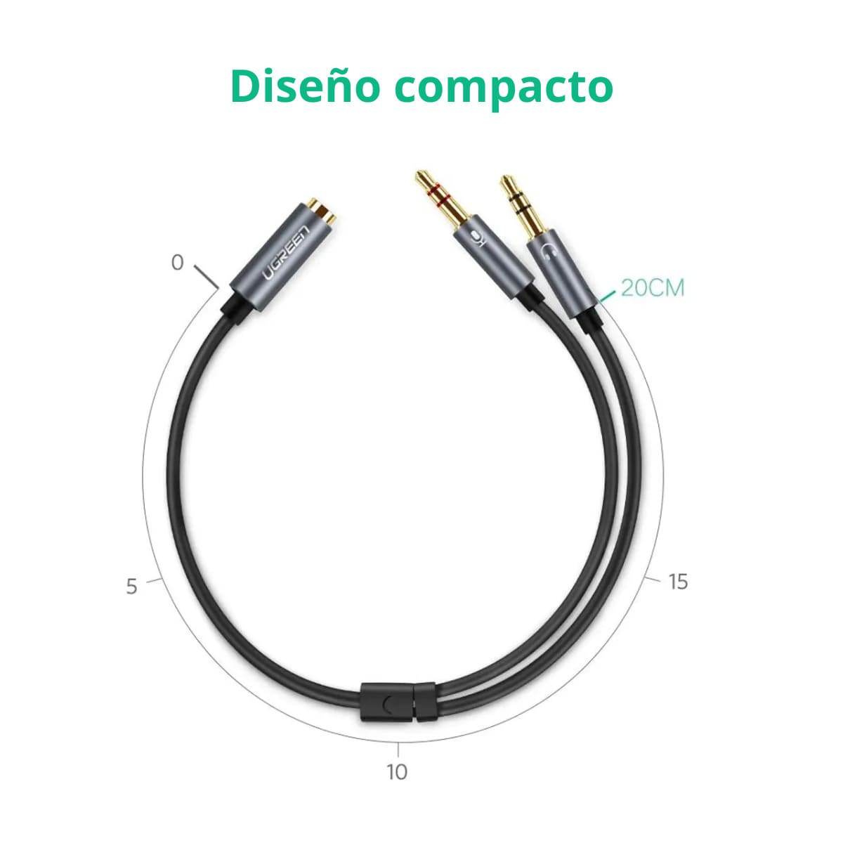CONECTOR RJ45 UGREEN NW111 CAT6 METAL BLINDADO 8P8C PACK 100 UNIDADES - 5