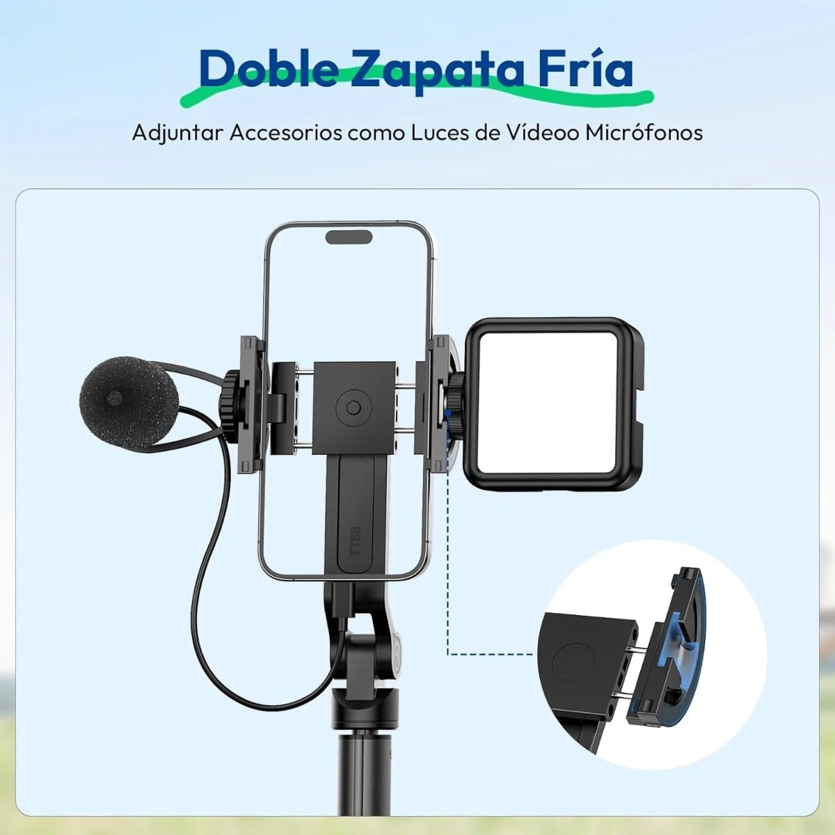 TRIPODE ULANZI TT88 4 EN 1 PARA CELULARES CON MAGSAFE, MODO OVERHEAD Y CONTROL BLUETOOTH - 2