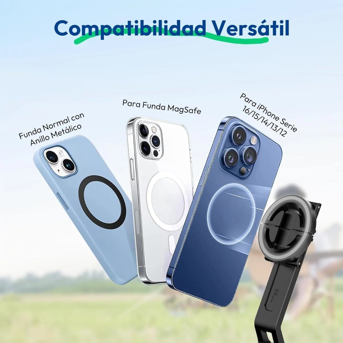 TRIPODE ULANZI TT88 4 EN 1 PARA CELULARES CON MAGSAFE, MODO OVERHEAD Y CONTROL BLUETOOTH - 3