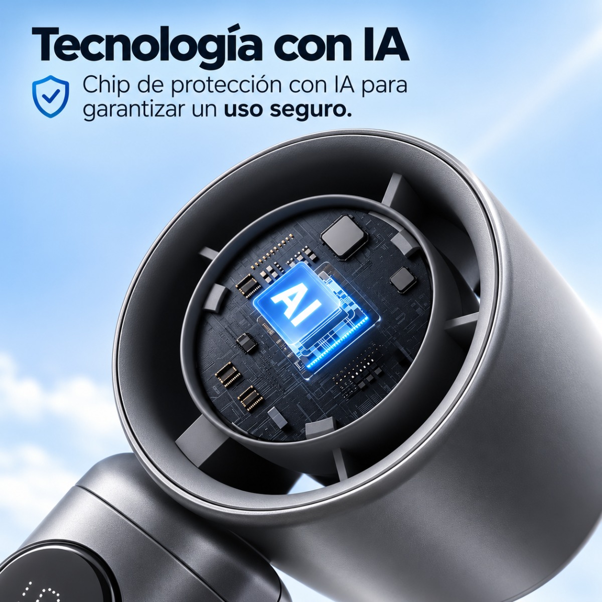 MINI VENTILADOR BOMIDI MF01 NEGRO PORTÁTIL RECARGABLE - 4