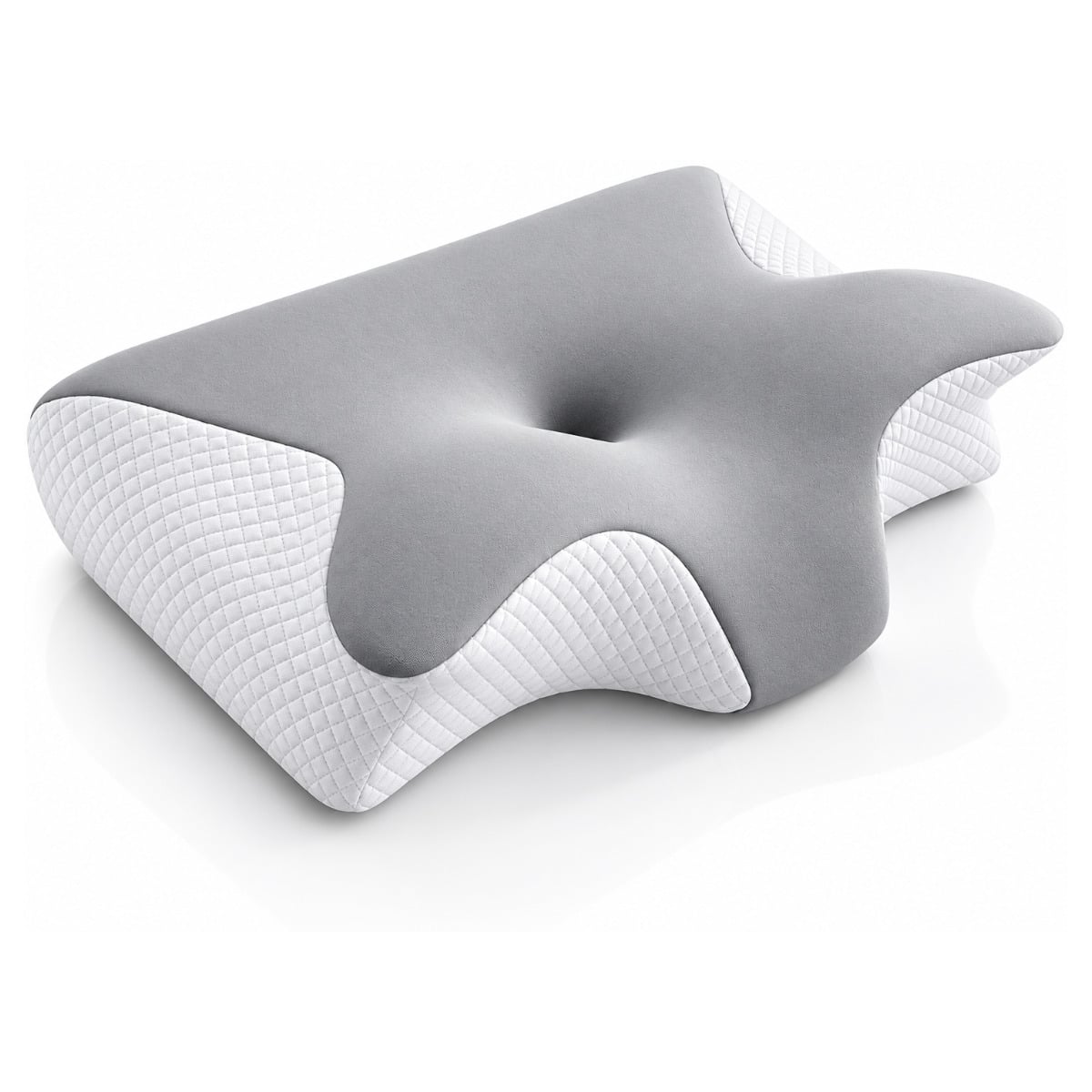 ALMOHADA CERVICAL DE ESPUMA VISCOELÁSTICA HAVEN MEMORY FOAM BLANCO - 1
