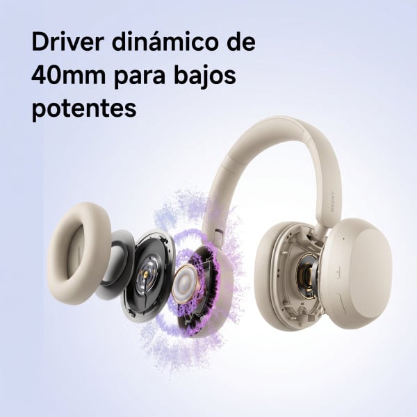 AUDÍFONOS XIAOMI REDMI HEADPHONES NEO BLUETOOTH 5.4 ANC BLANCO ARENA - 4