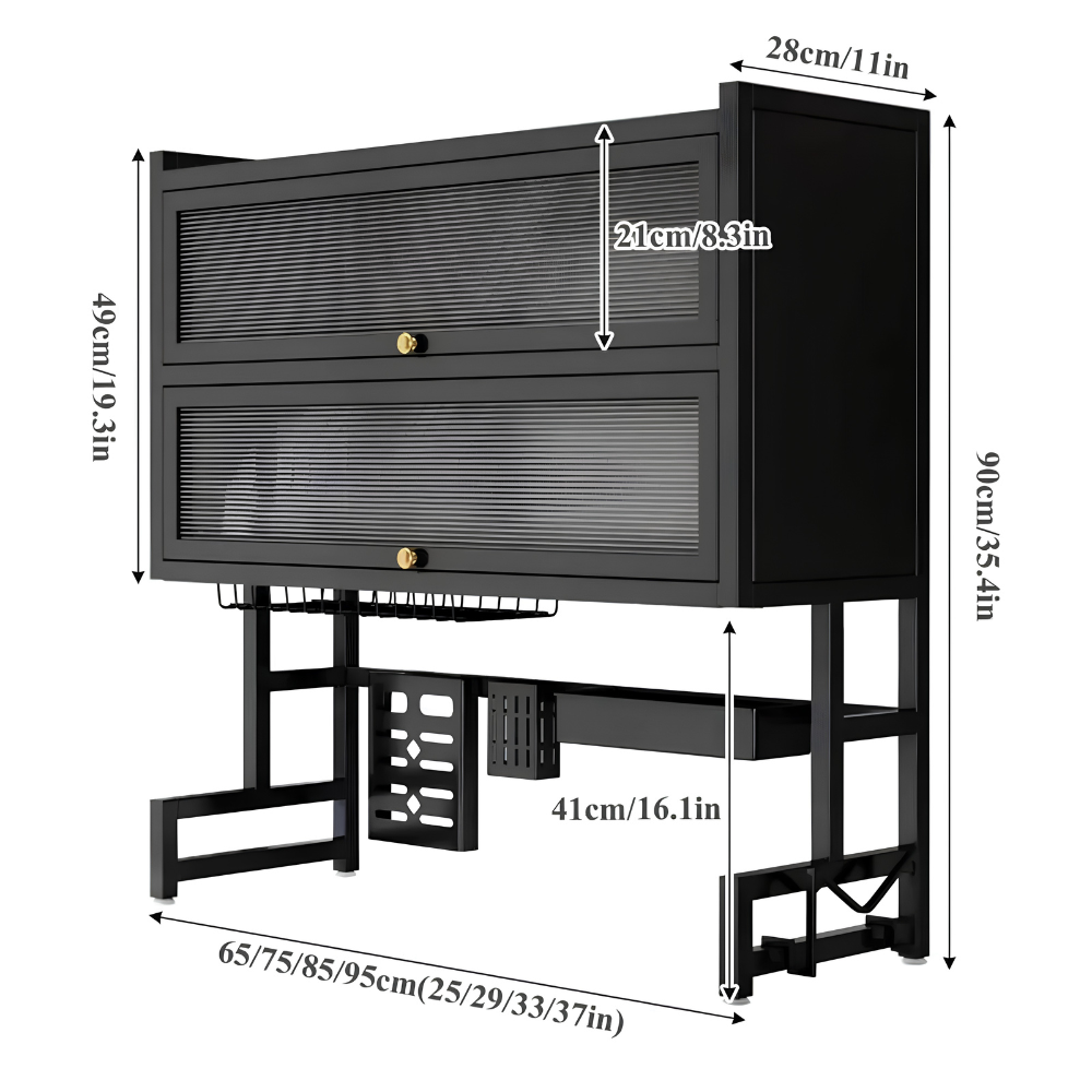 ESCURRIDOR DE PLATOS 2 NIVELES ORGANIZADOR SECAPLATOS COCINA - 6