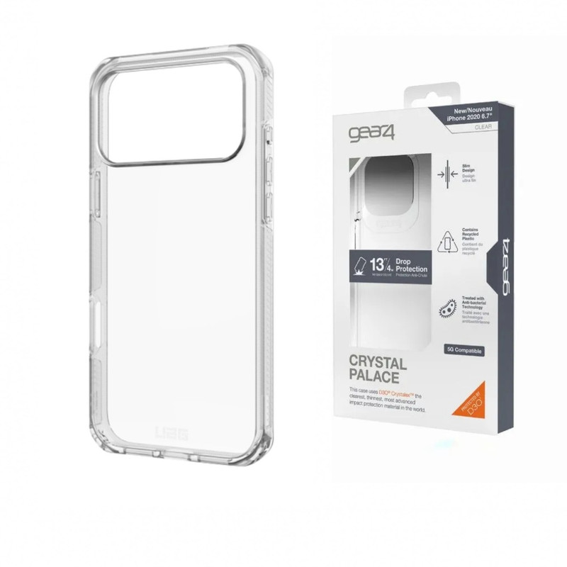 CASE GEAR4 TRANSPARENTE CRYSTAL PALACE - IPHONE 17 PRO MAX - 1