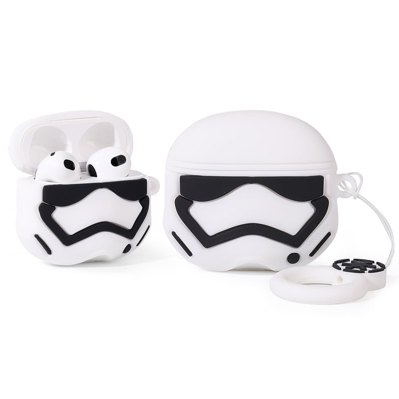 FUNDA COMPATIBLE PARA AIRPODS 4TA GEN - STORM TROOPER - 1