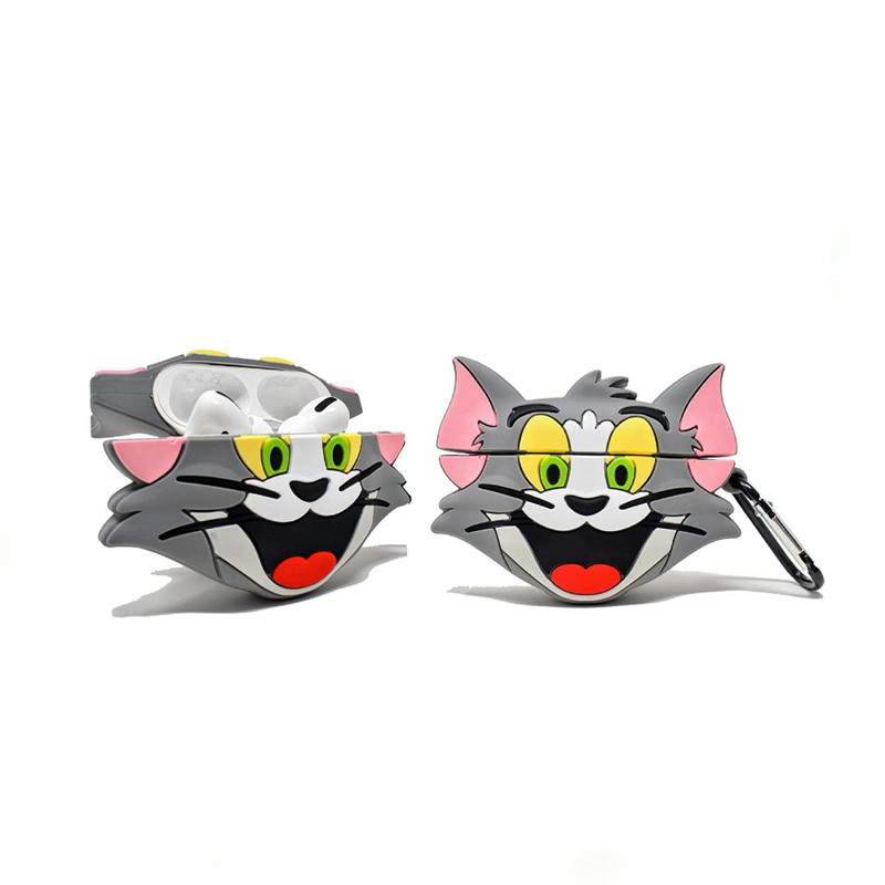 FUNDA COMPATIBLE PARA AIRPODS 4TA GEN - JERRY - 1