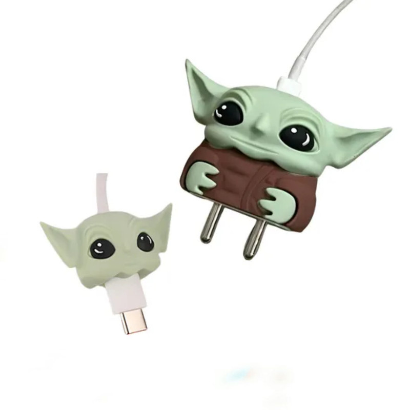FUNDA DE ADAPTADOR COMPATIBLE PARA IPHONE 20W - BABY YODA - 1