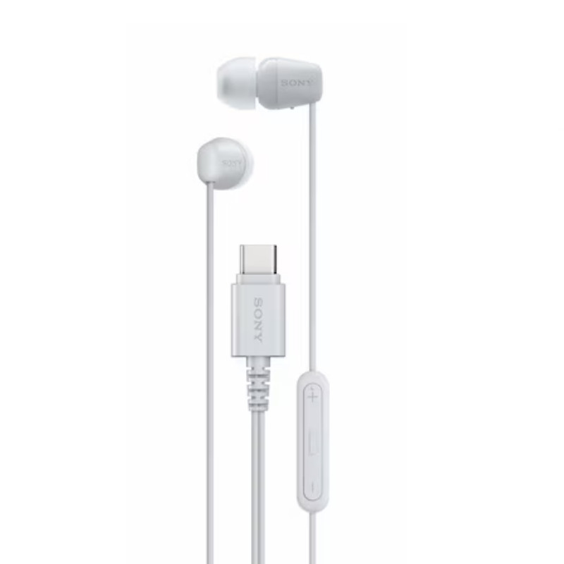 AUDIFONO SONY USB C EX15C CON MICROFONO - BLANCO - 1