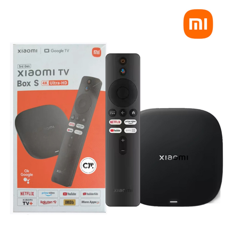 XIAOMI MI TV BOX S 4K 3ERA GEN GOOGLE TV 32GB - 1