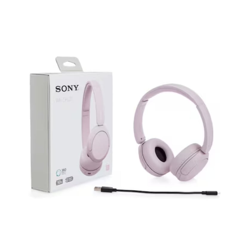 AUDIFONO SONY INALAMBRICO WH -CH520 - ROSA - 3