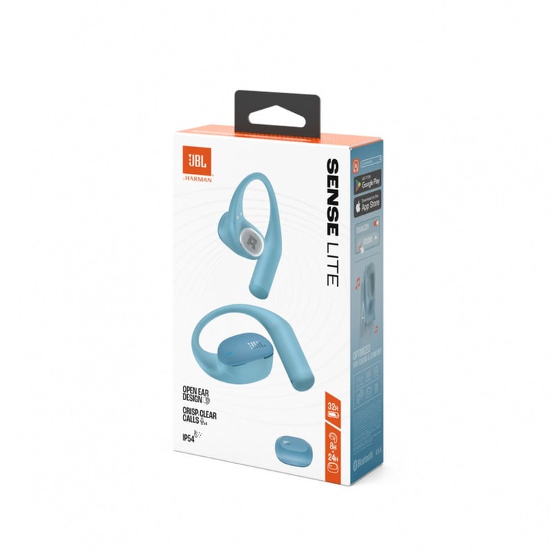 AUDIFONO INALAMBRICO JBL SENSE LITE 32HRS - CELESTE - 1