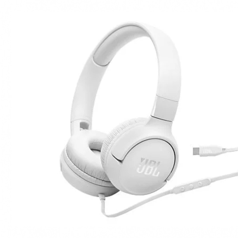 AUDIFONOS JBL TUNE 520C CON CONECTOR USB C HI RES - BLANCO - 2