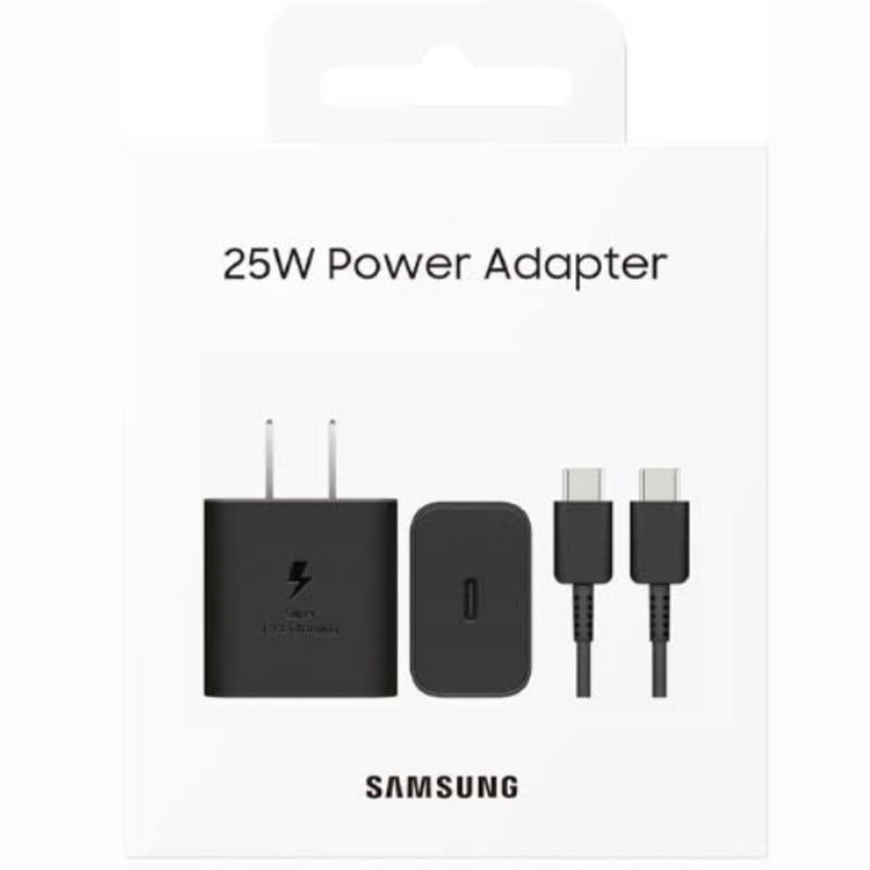 CARGADOR SAMSUNG 25W PARA GALAXY A16 - NEGRO - 1