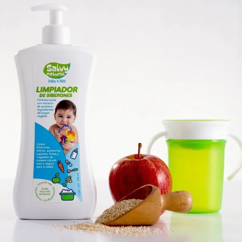 LIMPIADOR BIBERONES DR. BROWN'S SALVY BLANCO 1 LITRO - 2