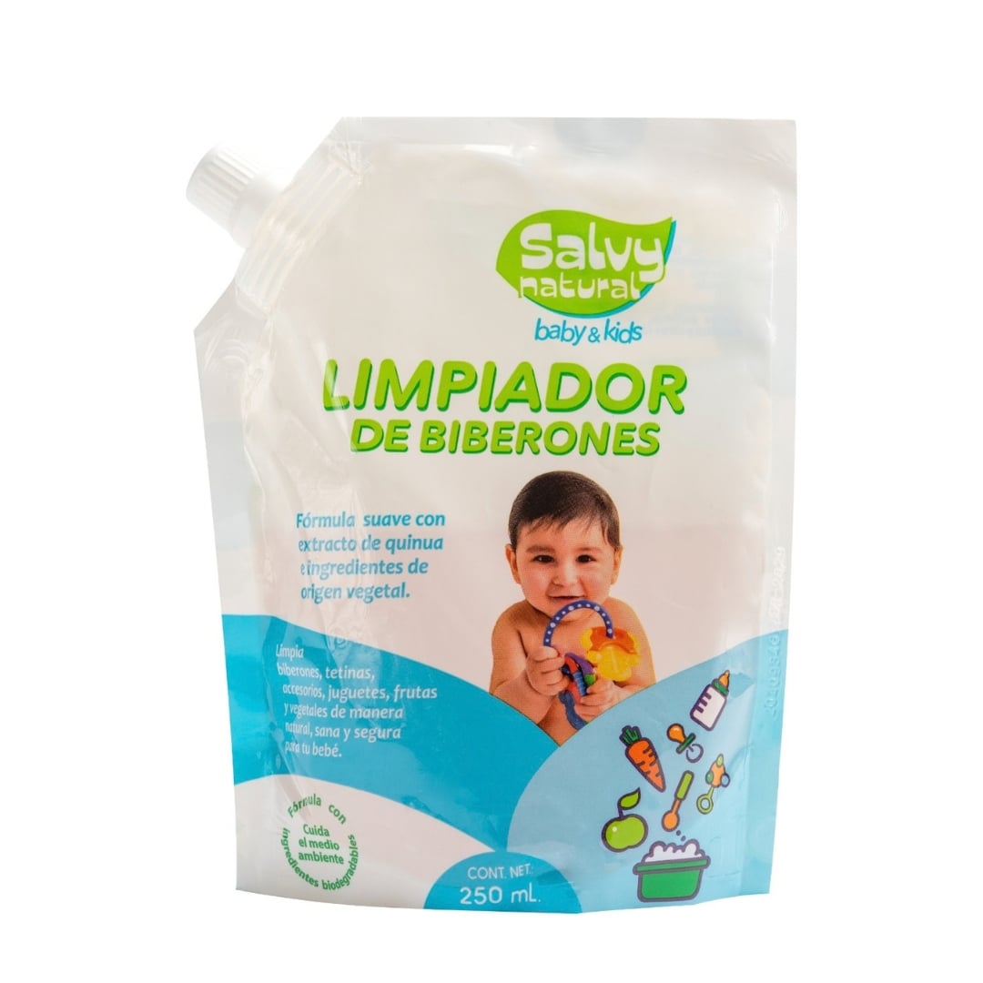 LIMPIADOR DE BIBERONES Y ACC SALVI NATURAL 250ML - 1