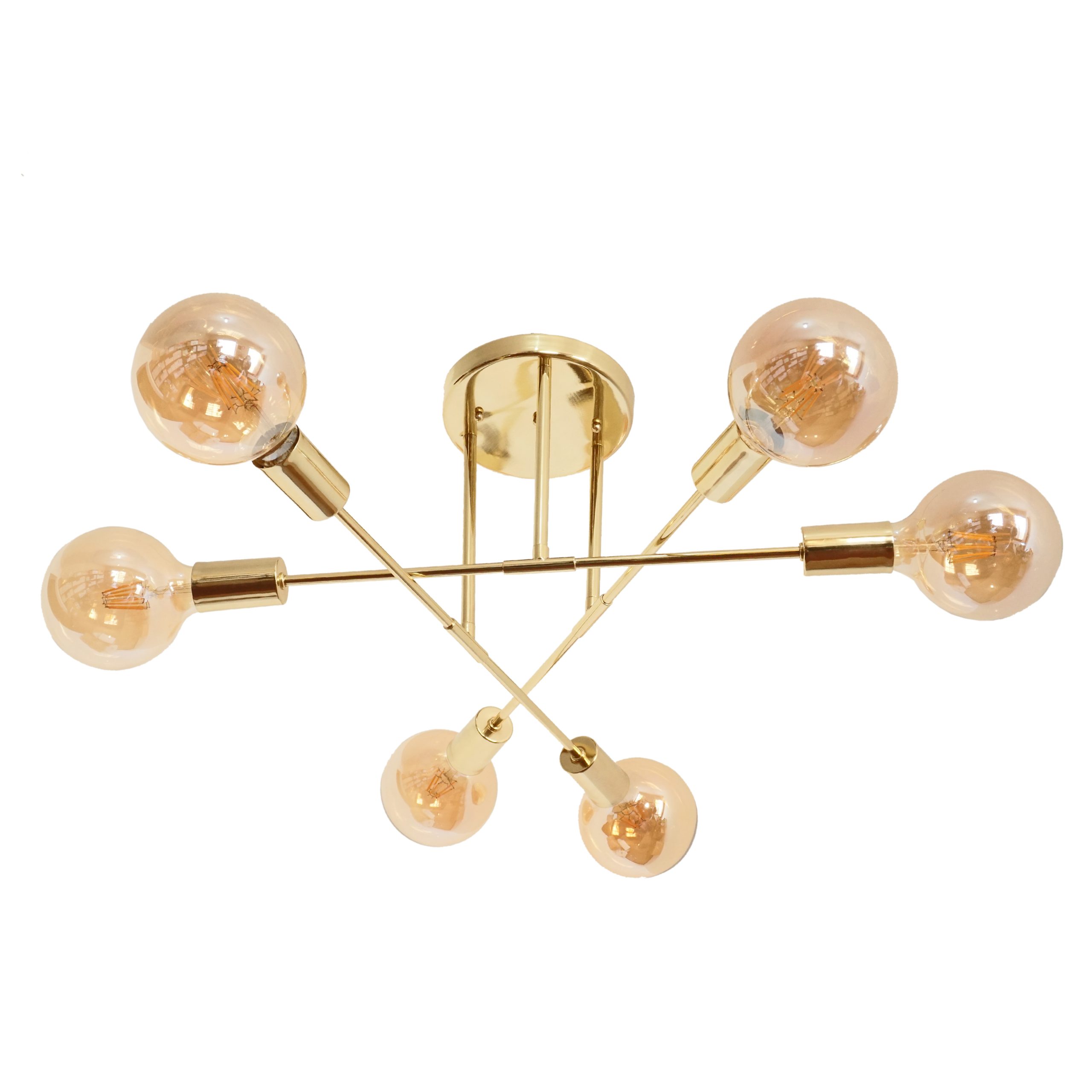 Ripley - LAMPARA LA ROCHELLI LT3580/6L DORADO BRONCE TECHO 6 LUCES MOD ...
