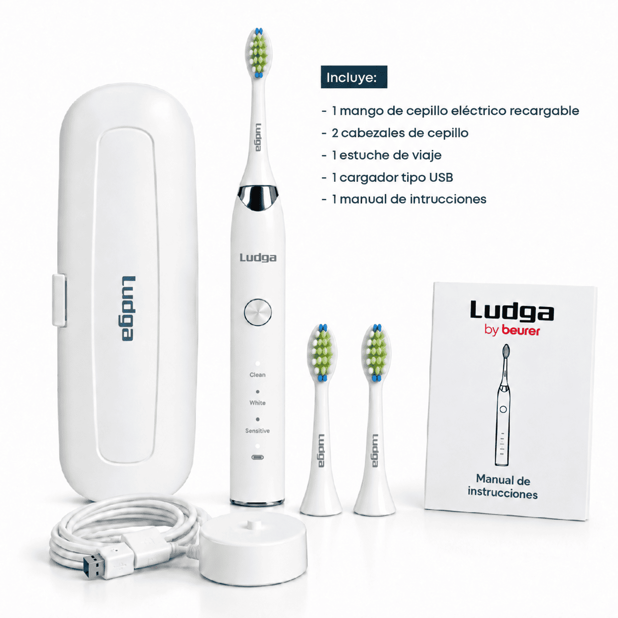 LUDGA CEPILLO DENTAL ELÉCTRICO SONICO LDG TB110 - 2