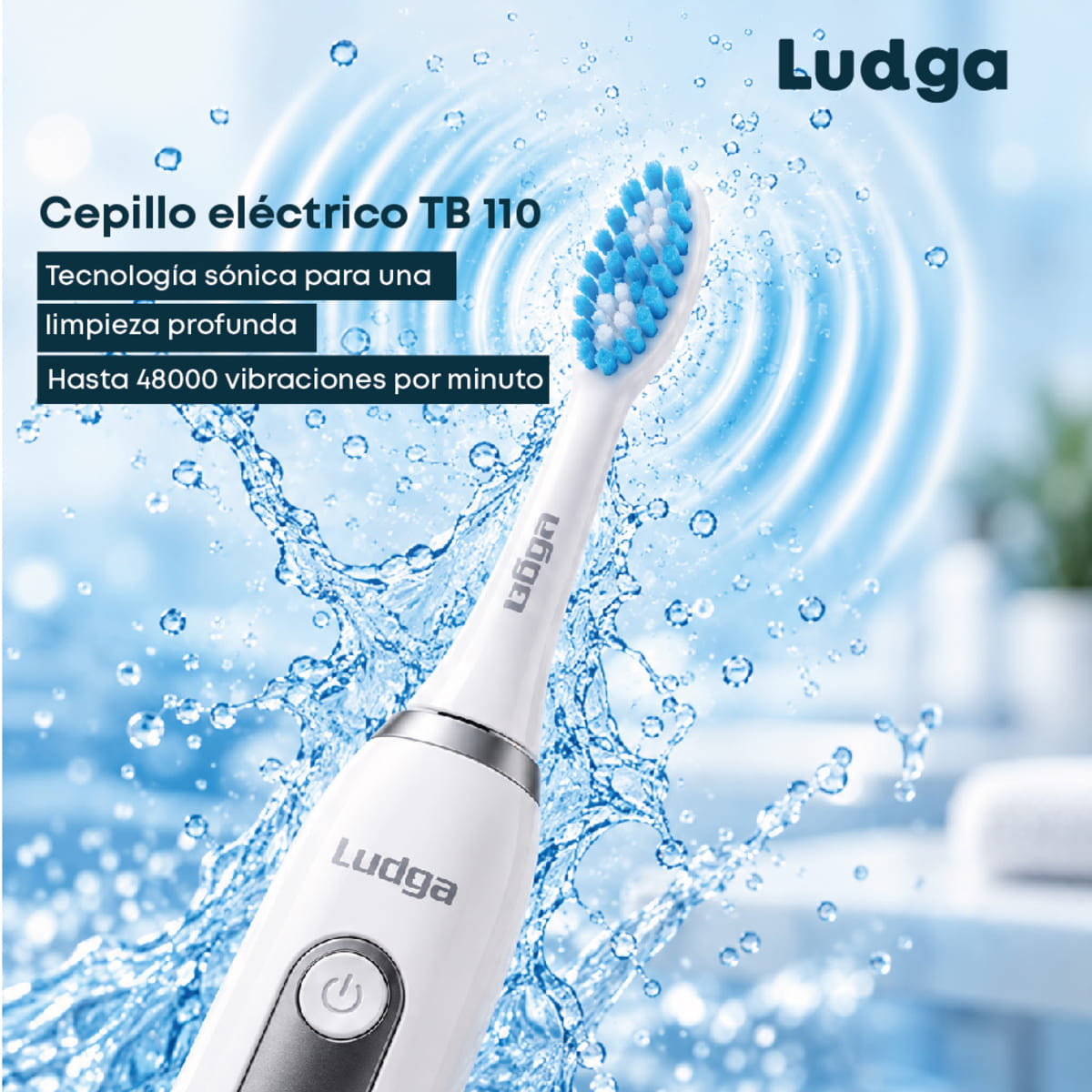 LUDGA CEPILLO DENTAL ELÉCTRICO SONICO LDG TB110 - 6