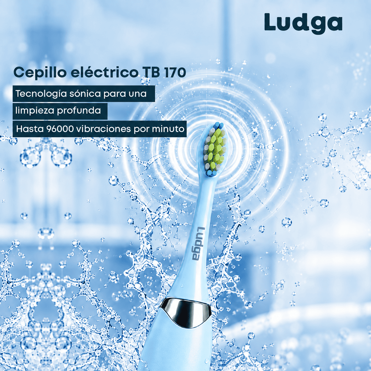 LUDGA CEPILLO DENTAL ELÉCTRICO SONICO LDG TB170A - 6