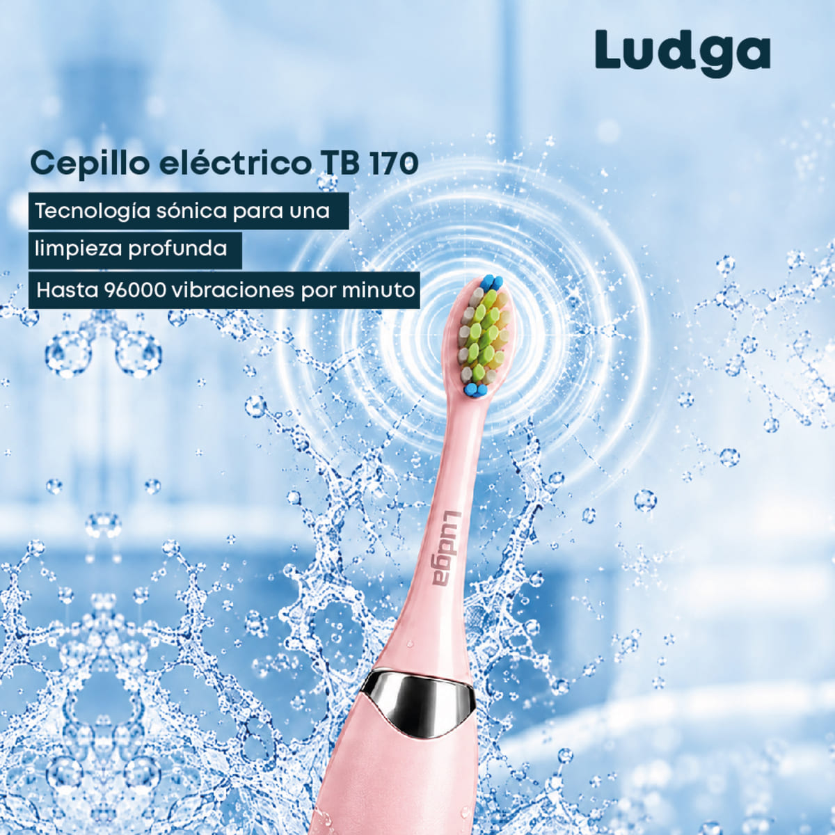 LUDGA CEPILLO DENTAL ELÉCTRICO SONICO LDG TB170R - 6
