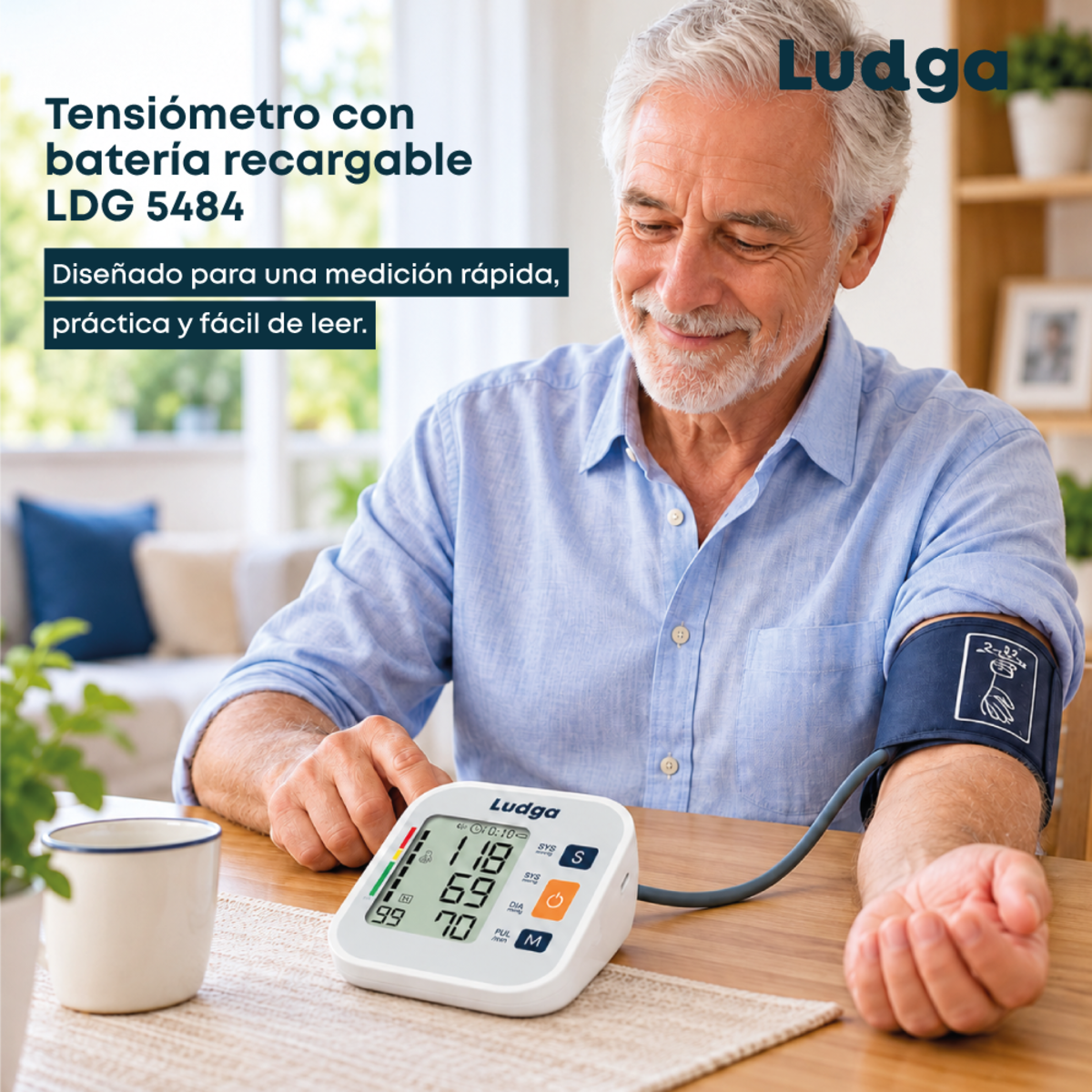 TENSIÓMETRO DE BRAZO DIGITAL SILVER EDITION LDG 5484 - 5