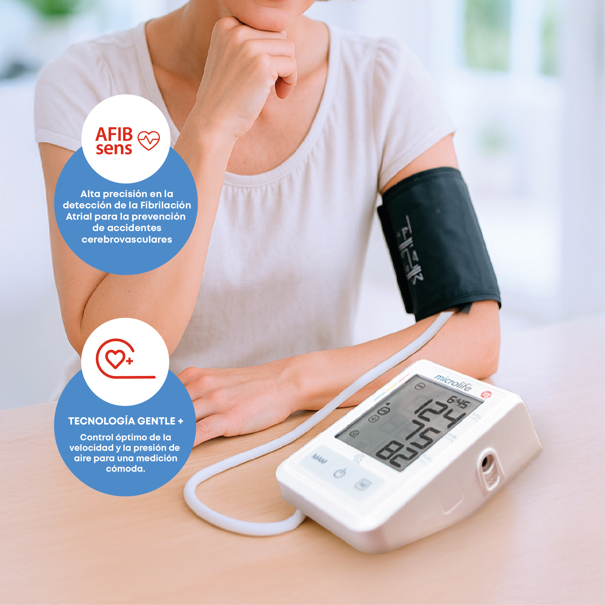 TENSIÓMETRO DE BRAZO BP B3 AFIB CON DETECCIÓN DE FIBRILACIÓN AURICULAR - 5
