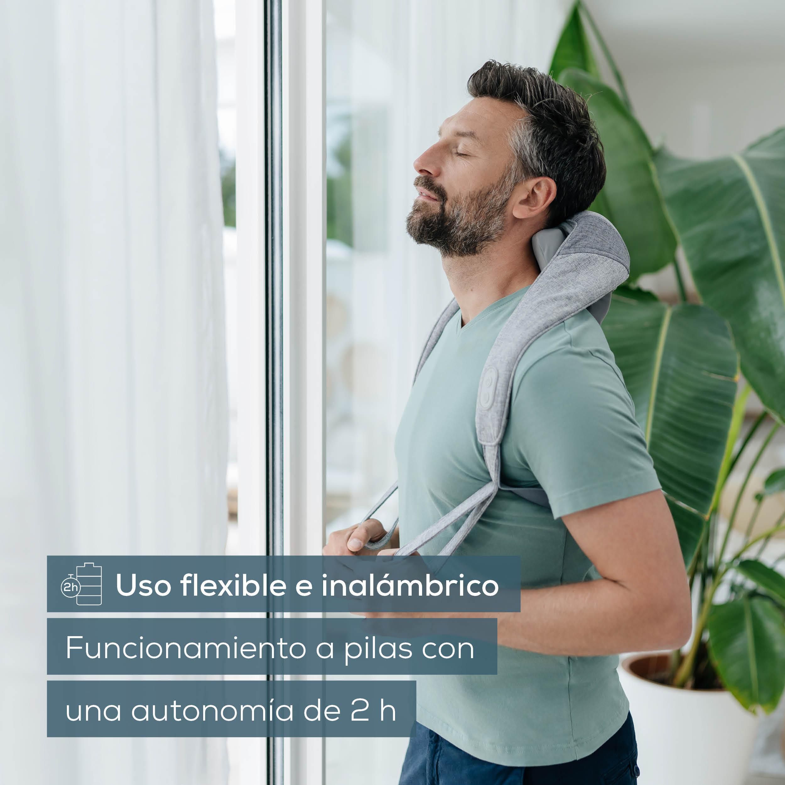 MASAJEADOR DE NUCA RECARGABLE MG 154 - 7