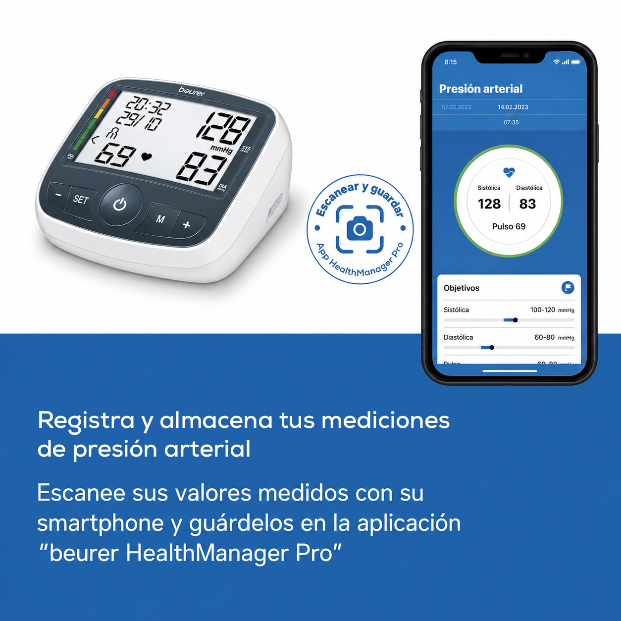 TENSIÓMETRO DIGITAL DE BRAZO BM 40 BEURER - 3