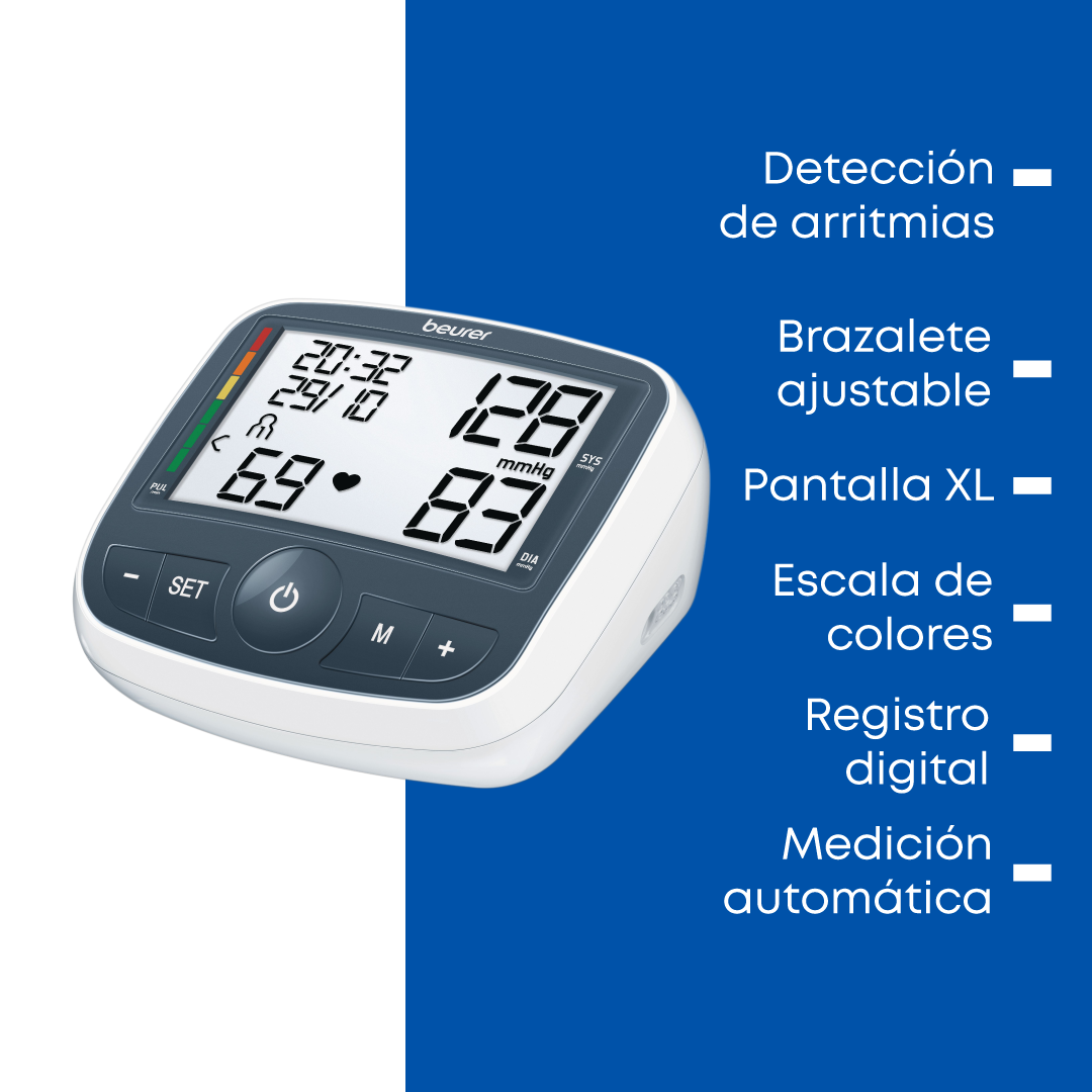 TENSIÓMETRO DIGITAL DE BRAZO BM 40 BEURER - 7