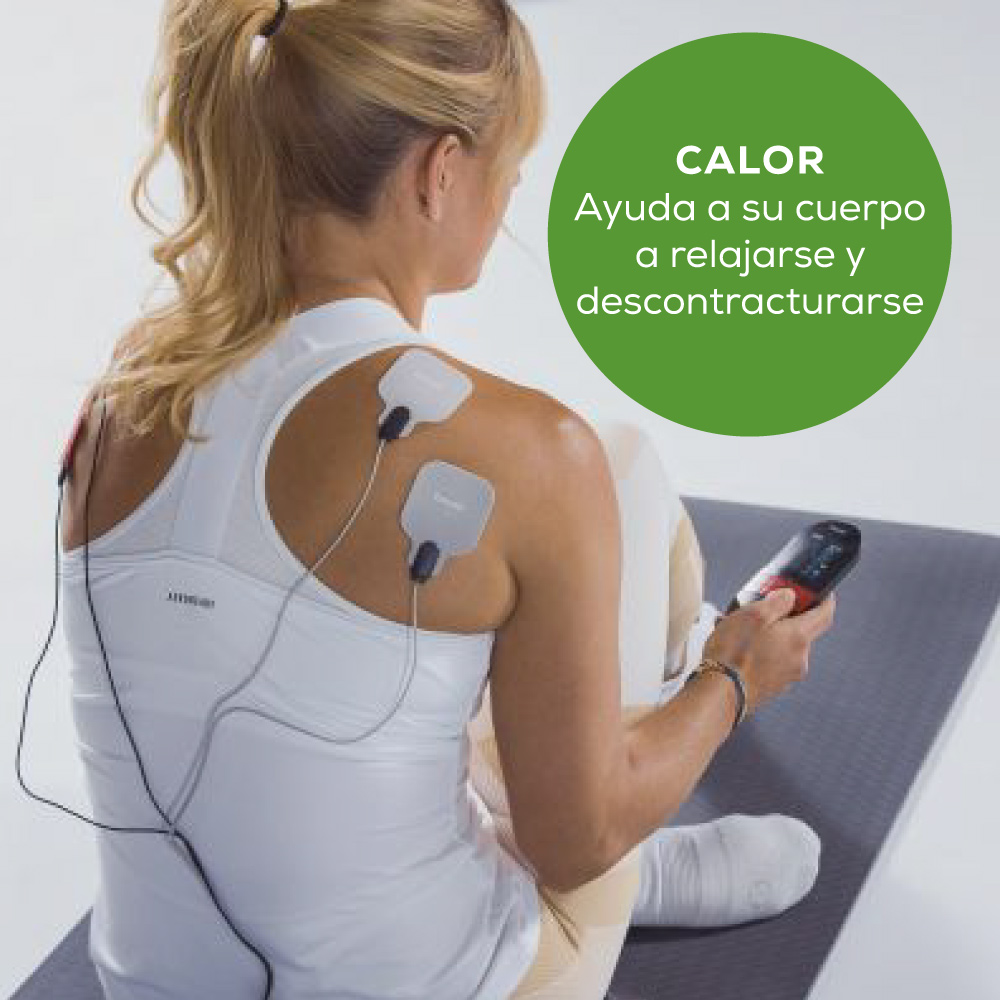 ELECTROESTIMULADOR MUSCULAR DIGITAL EMS/TENS CON FUNCIÓN DE CALOR EM 59 - 5