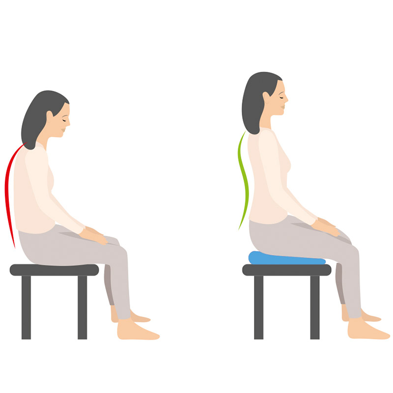 COJÍN ERGONÓMICO CON GEL SISSEL SIT AIR - 5