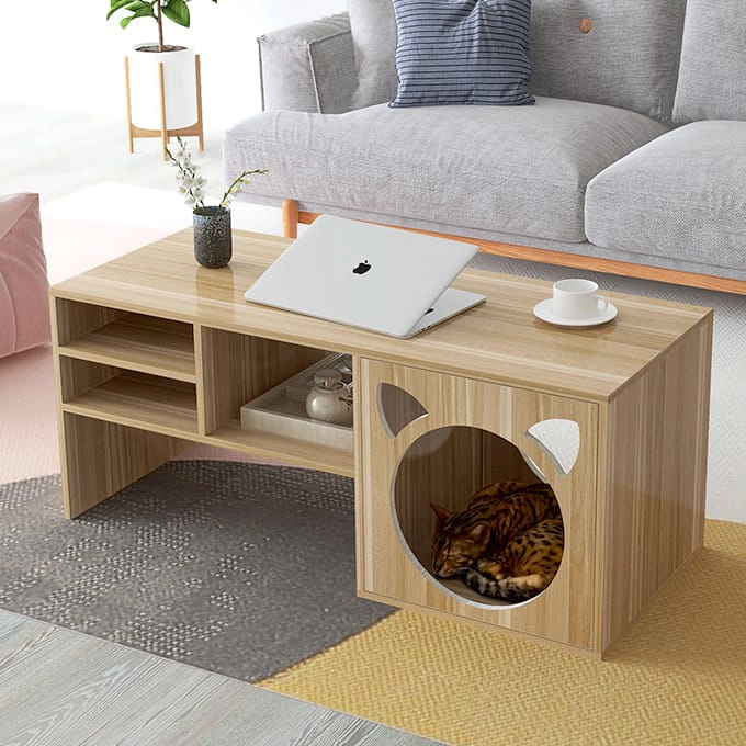 MP CAMA PARA MASCOTAS Y MESA DE CENTRO KATALINA - 1