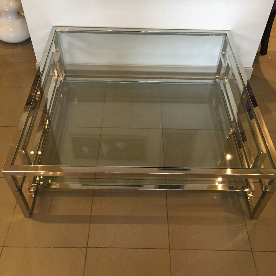 LUMIN MESA DE CENTRO CASA CONCEPTO - ACERO INOXIDABLE - 1