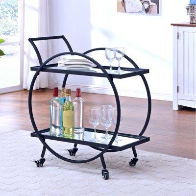 CARRO BAR BAN DAM - METAL NEGRO 60 X 40 X 90 CM - 1