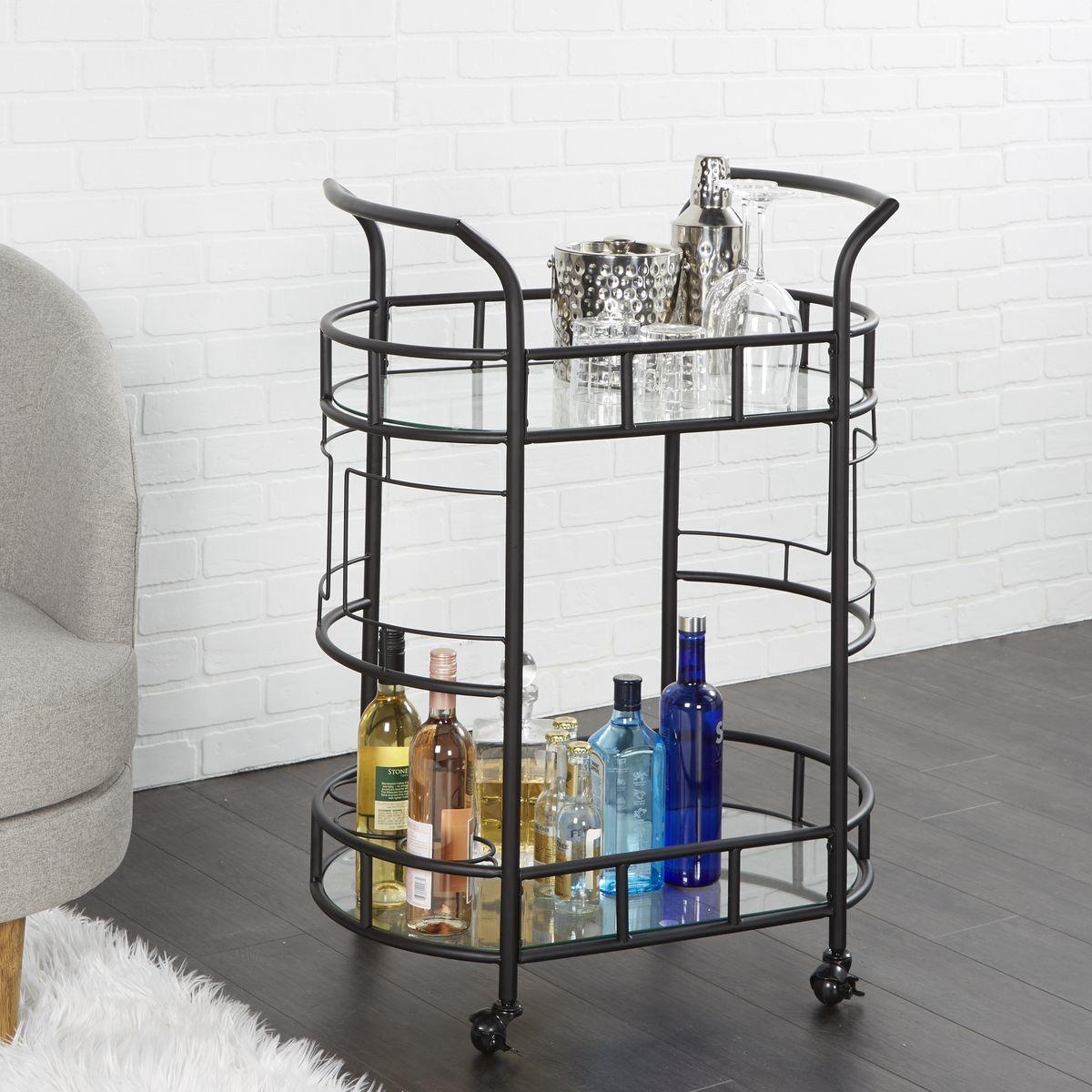 CARRO BAR JUANCA - METAL NEGRO 55 X 40 X 80 CM - 1