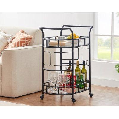 CARRO BAR JUANCA - METAL NEGRO 55 X 40 X 80 CM - 2